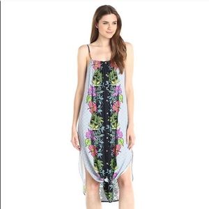 Mara Hoffman Blue Floral Long Summer Maxi Dress